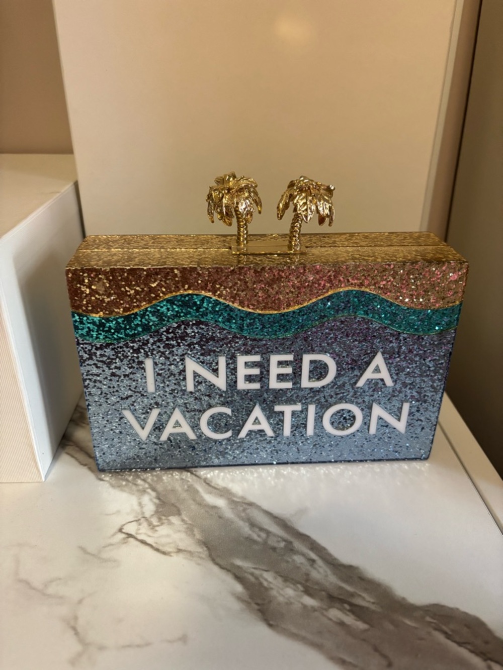 kate spade Rare I Need A Vacation Clutch Novelty